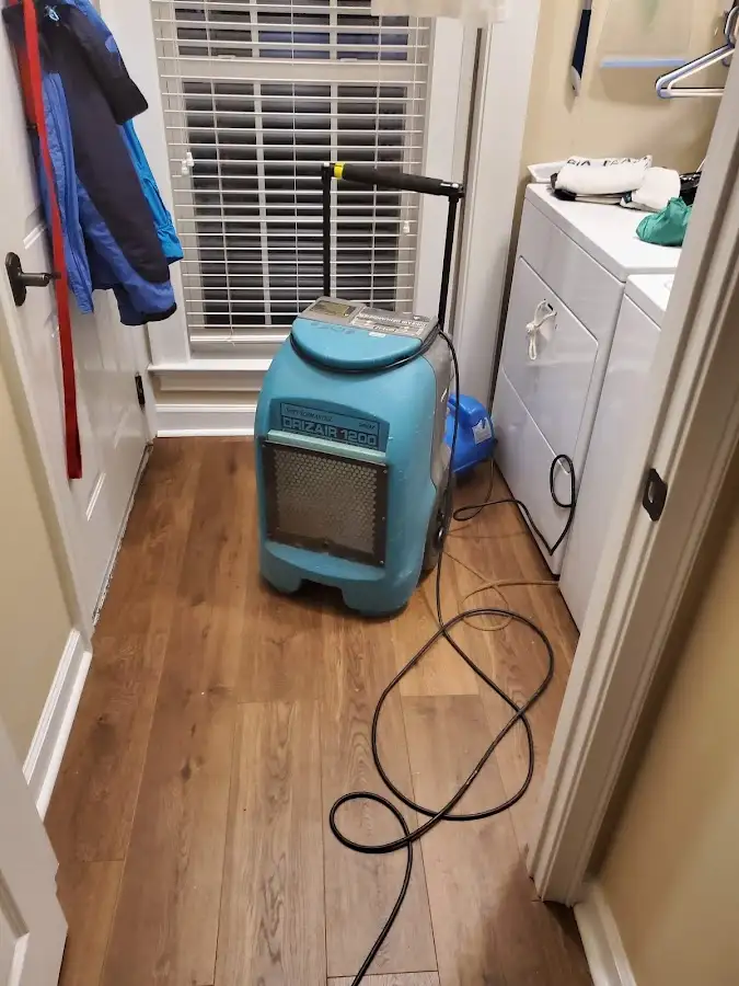 Commercial dehumidifier deployed for Flood Damage Cleanup in Cheviot